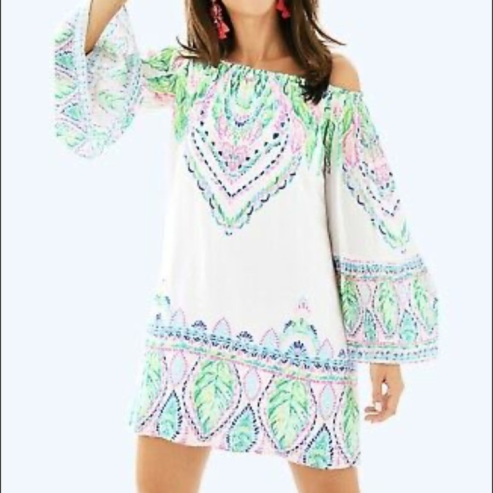 Lilly Pulitzer Nevie Off the Shoulder Dress